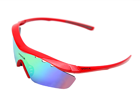 gafas de sol deportivas ocean red lente verde