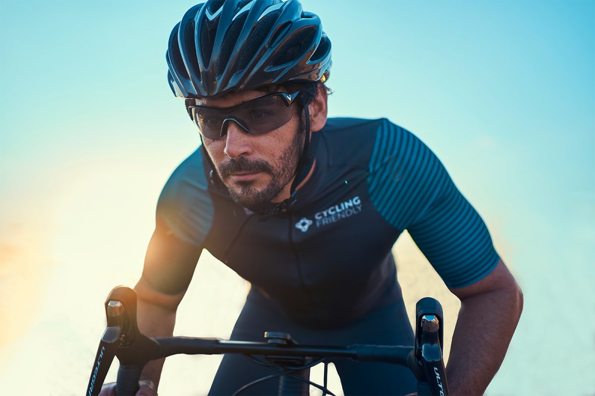 entrenamiento ciclismo con gafas fotocromáticas